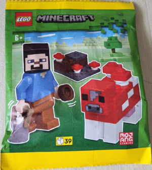 Lego Steve With Mooshroom Paperbag (662407)