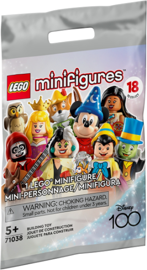 Lego Disney 100 - 1 Stk Tilfældig Figur (71038)