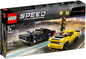 Lego 2018 Dodge Challenger Srt Demon And 1970 Dodge Charger R/t (75893)
