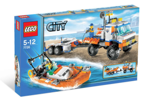 Lego Kystvagttruck Med Speedbåd (7726)