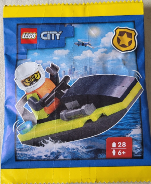Lego Politibetjent Med Jetski (952408)