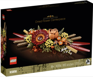 Lego Dekoration Med Tørrede Blomster (10314)