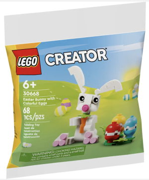 Lego Påskehare Med Farverige Æg Polybag (30668)