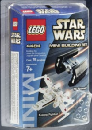 Lego X-Wing Fighter & Tie Advanced - Mini (4484)