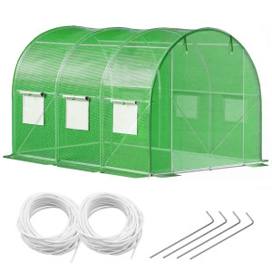 Tunel ogrodowy UV-4 140g/m2 szklarnia foliowa 3x2x2 m zielona