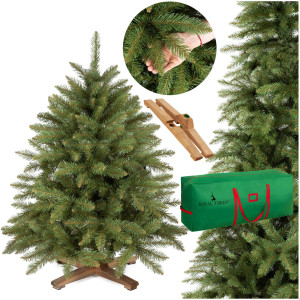 Świerk kaukaski, choinka sztuczna 120 cm Royal Trees premium drzewko świąteczne jak żywe