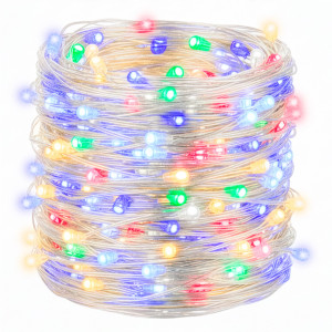 Lampki choinkowe 10 LED druciki mikro na baterie