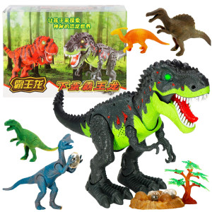 Dinozaur T-rex zestaw figurek świeci znosi jaja dinozaury 10 szt.