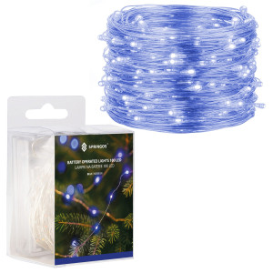 Lampki choinkowe 100 LED niebieski