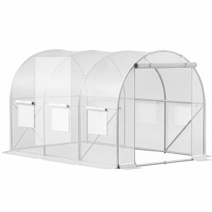 Tunel ogrodowy UV-4 140g/m2 szklarnia foliowa na warzywa owoce 3x2x2 m warzywniak foliak