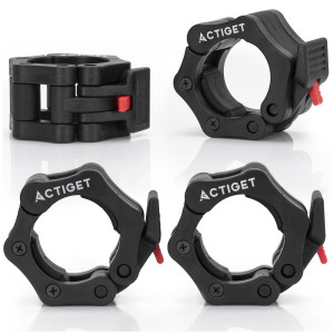 Zaciski na sztangę 50 mm zestaw 2 szt. klamrowe olimpijskie, zacisk na gryf szczękowy