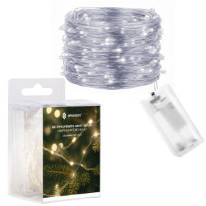 Lampki choinkowe 100 LED biały zimny