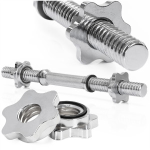 Gryf krótki 40 cm do treningu siłowego, do hantli 30 mm stal chromowana