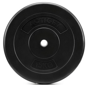 Obciążenie bitumiczne 15 kg talerz kompozytowy do sztangi 31 mm krążek do hantli