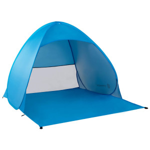Namiot plażowy samorozkładający 160x140x115cm parawan turystyczny Pop up niebieski