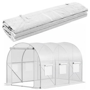 Folia zapasowa do tunelu ogrodowego 3x2x2 m poszycie na szklarnię foliową UV-4 140g/m2