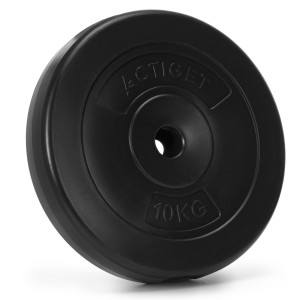 Obciążenie bitumiczne 10 kg talerz kompozytowy do sztangi 31 mm krążek do hantli