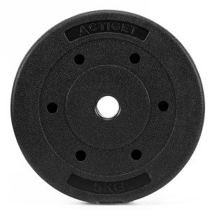 Obciążenie bitumiczne 5 kg talerz kompozytowy do sztangi 29 mm krążek do hantli