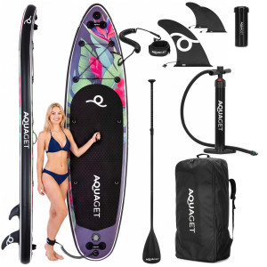 SUP do pływania 320 cm deska paddleboard stand up pompowana z wiosłem i kompletem akcesoriów