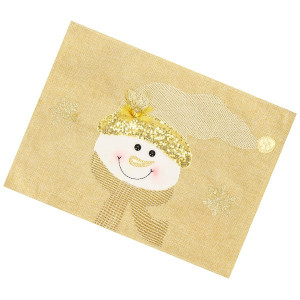Podkładka na stół 48x38cm świąteczna mata bałwanek