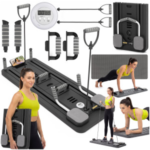 Reformer do pilatesu składany, wielofunkcyjna deska treningowa do ćwiczeń fitness