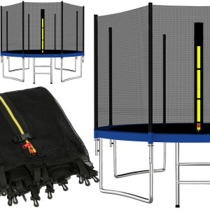 Siatka zewnętrzna 13FT 8 słupków do trampoliny 400/412cm