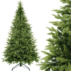 Sztuczna choinka 150 cm premium świerk kaukaski PE drzewko świąteczne