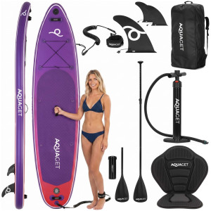 SUP do pływania 350 cm deska paddleboard stand up pompowana z siedziskiem i akcesoriami