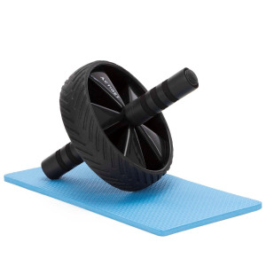 Koło, wałek treningowy z matą, roller do ćwiczeń mięśni brzucha