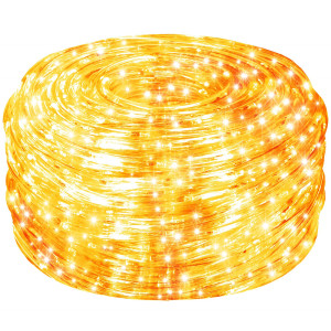 Wąż świetlny 20m biały ciepły 480 Led z programatorem IP44