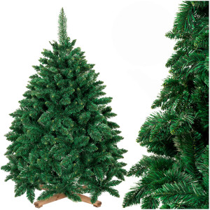 Sztuczna choinka sosna leśna 150 cm jak żywa Royal Trees premium stojak drewniany