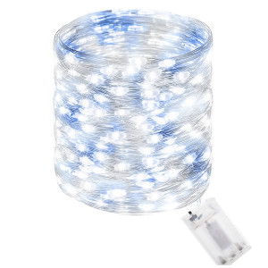 Lampki choinkowe 100 LED zimny+niebieski