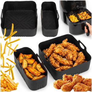 Wkład silikonowy do Air Fryer 1,5-3 L zestaw 2 szt. foremka do frytkownicy beztłuszczowej