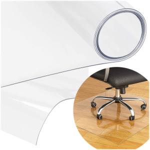 Mata ochronna pod fotel biurowy 140x100 cm podkładka na biurko przezroczysta