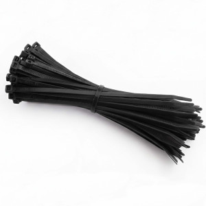 Zestaw opasek zaciskowych 100 szt. 15 cm trytytki czarne uniwersalne trytki kablowe