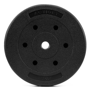 Obciążenie bitumiczne 10 kg talerz kompozytowy do sztangi 29 mm krążek do hantli