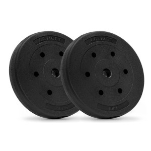 Obciążenie bitumiczne 10 kg 2 szt. talerz kompozytowy do sztangi 29 mm krążek do hantli
