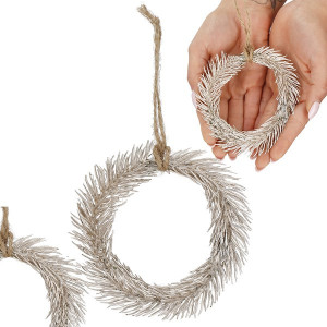 Zawieszka choinkowa wianek ozdoba świąteczna 10 cm