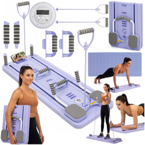 Reformer do pilatesu składany, wielofunkcyjna deska treningowa do ćwiczeń fitness