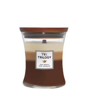 Woodwick Trilogy Cafe Sweets WW TRILOGY Świeca średnia 275g