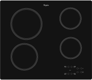 Whirlpool Akt801/Ne - 58Cm Built-In Hard Glass Kitchen Electric Hob