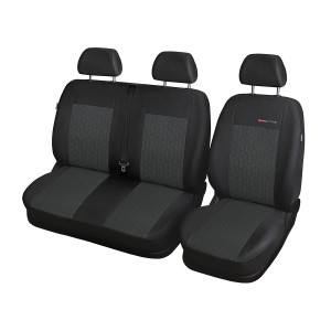 Poťahy šité na mieru pre Peugeot Expert III Van (2016-....) Iba predné sedadlá - delené sedadlo - poťahy do auta - autopoťahy - E1