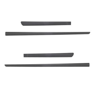 Čierne bočné lišty pre Alfa Romeo 147 Hatchback (2000-2010) - (dĺžka líšt: 980mm; 645mm)