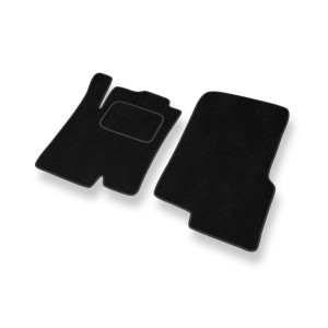 Velúrové koberčeky pre Smart ForFour I Hatchback (2004-2006) - čierna