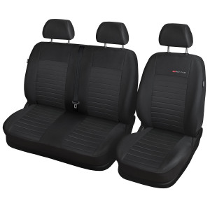 Poťahy šité na mieru pre Iveco Daily VI Van (2014-....) prístup ku stolčeku v prostrednom operadle - poťahy do auta - autopoťahy - E4