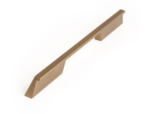 Uchwyt meblowy podłużny Rail 192 Aluminiowy Złoty Szczotkowany Cava