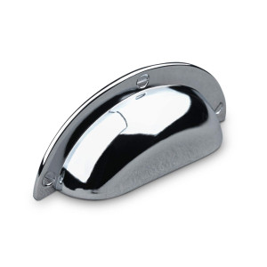 Uchwyt meblowy muszlowy Conti 64 Chrom Polerowany