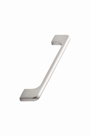 Uchwyt meblowy podłużny Doppia 128+160 Aluminiowy Srebrny