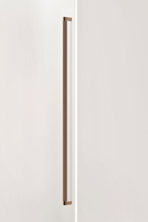 Uchwyt meblowy podłużny jednostronny Brooklyn Big 1056 Aluminiowy Brązowy Szczotkowany