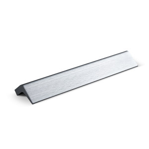 Uchwyt meblowy podłużny Lido 128 Aluminiowy Srebrny Szczotkowany